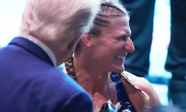 Kayla Harrison in tears after neck surgery, UFC 324 withdrawal