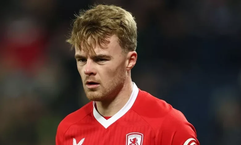 Kim Hellberg gets emotional as he pays Middlesbrough striker Tommy Conway the ultimate compliment