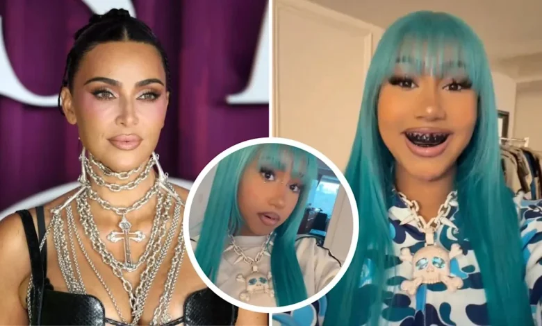 Kim Kardashian Gives North West 106-Carat Diamond Skull Necklace for Christmas