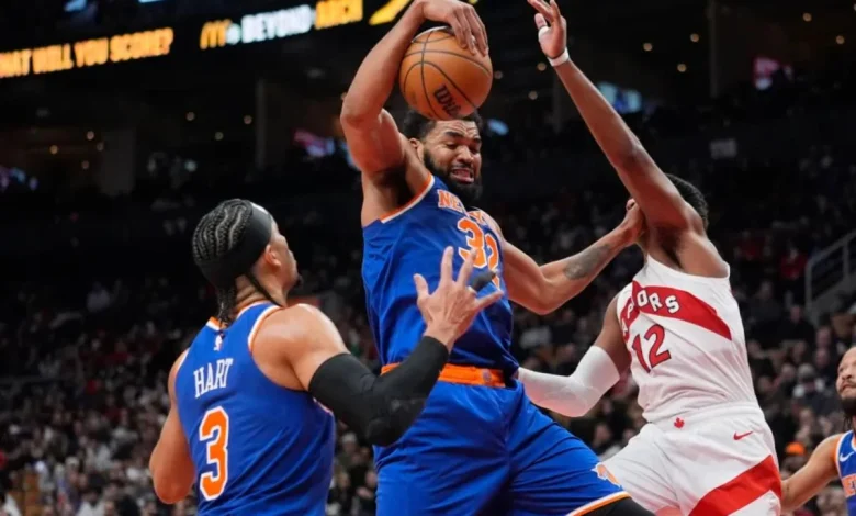 Knicks' Karl-Anthony Towns shrugs off trade talk swirling around him