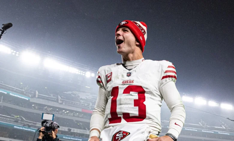 Kyle Shanahan on Brock Purdy's 4-0 record at Seattle: "Brock doesn't get rattled"