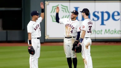 Kyle Tucker, George Springer spotted together at TGL match