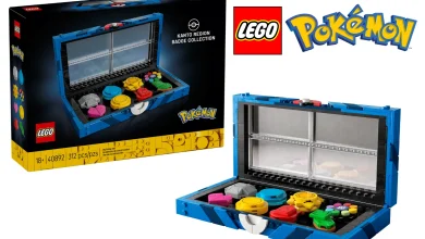 LEGO Pokemon 40892 Kanto Region Badge Collection GWP revealed!
