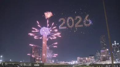 LIVE: Dallas New Year's Eve fireworks, celebration