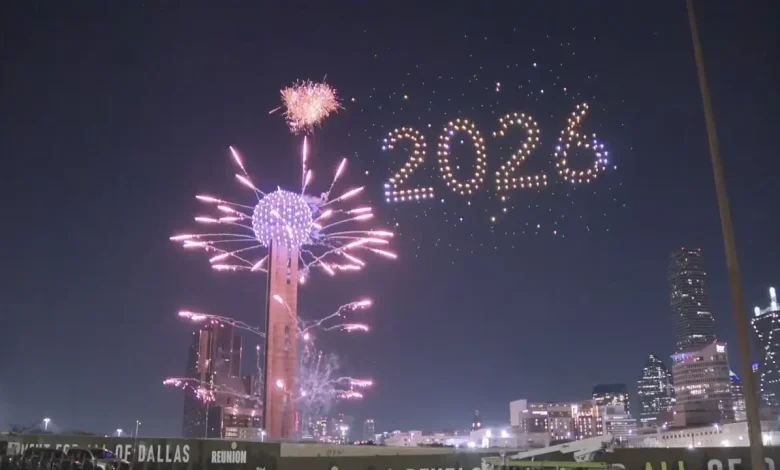 LIVE: Dallas New Year's Eve fireworks, celebration
