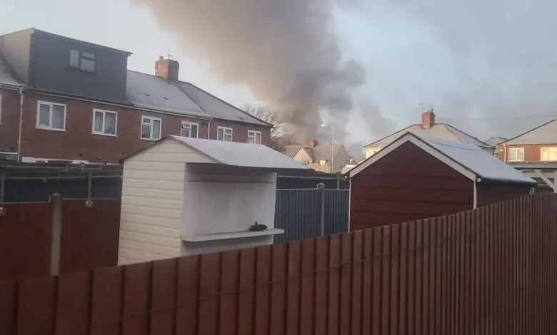LIVE: Major fire reported in Wolverhampton sending smoke plumes over city - residents speak of hearing 'explosions'