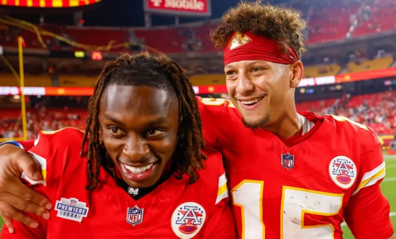 LOOK: The Chiefs’ Xavier Worthy is out of his surgery