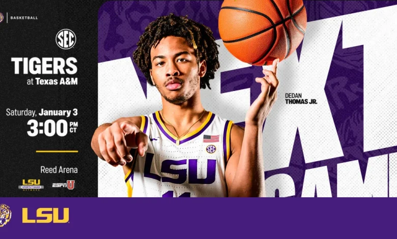 LSU Basketball Opens SEC Play on Road Saturday at Texas A&M