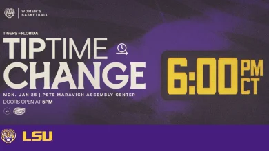 LSU-Florida Women’s Basketball Start Time Moved to 6 p.m. CT
