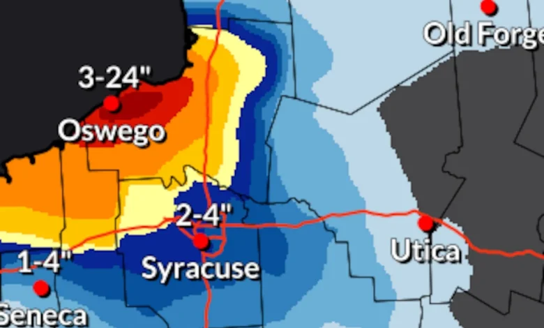 Lake effect snow continues to pummel Oswego County; another 1-2 feet expected Thursday