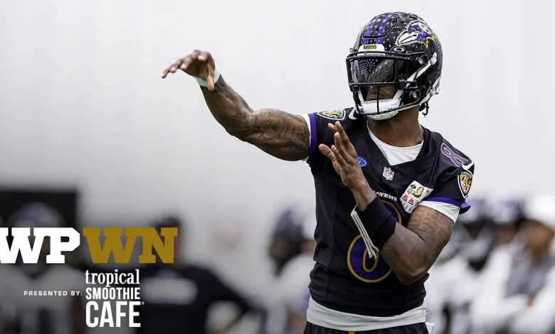Lamar Jackson Gets Full Week of Practice; Rashod Bateman Still Sidelined