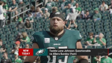 Lane Johnson (foot) questionable vs. 49ers on Sunday | 'The Insiders' - NFL.com