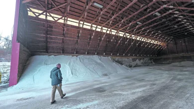 Late salt deliveries could hamper storm response in some towns