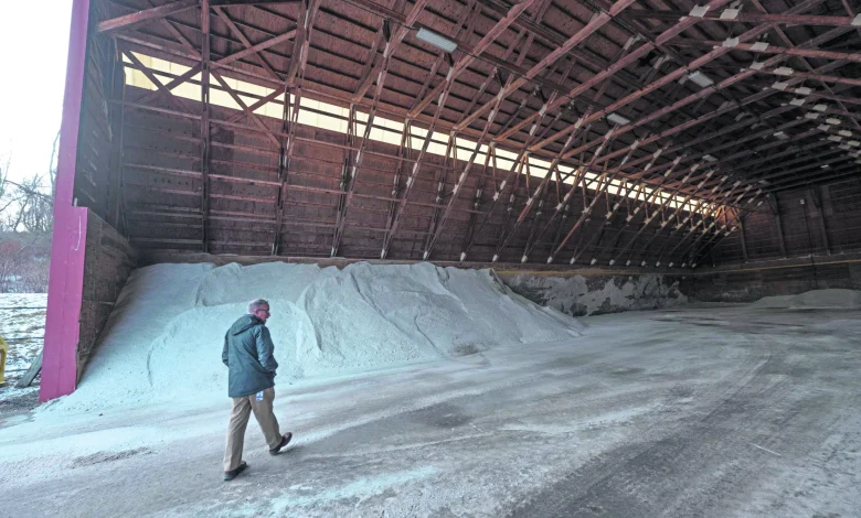 Late salt deliveries could hamper storm response in some towns