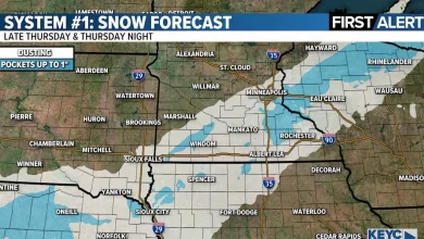 Late week systems to bring rain and light snow