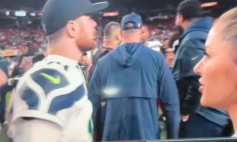 Laura Rutledge defends Sam Darnold over postgame confusion: ‘Not what people thought it was’