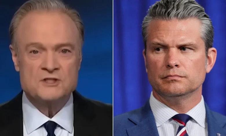 Lawrence O'Donnell Blasts Hegseth Over Legal Battle With Mark Kelly: 'Lawfare For Dummies'