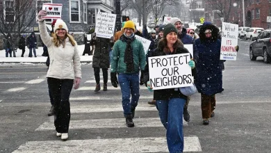 Lawyers, legal advocates march through downtown Portland to protest ICE arrests
