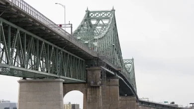 Le pont Jacques-Cartier fermé en raison d’un incendie majeur