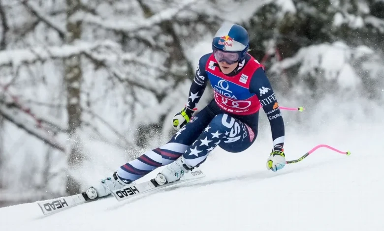 Lindsey Vonn wins second World Cup downhill of Olympic season