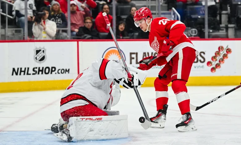 Line Combinations: Red Wings vs Hurricanes