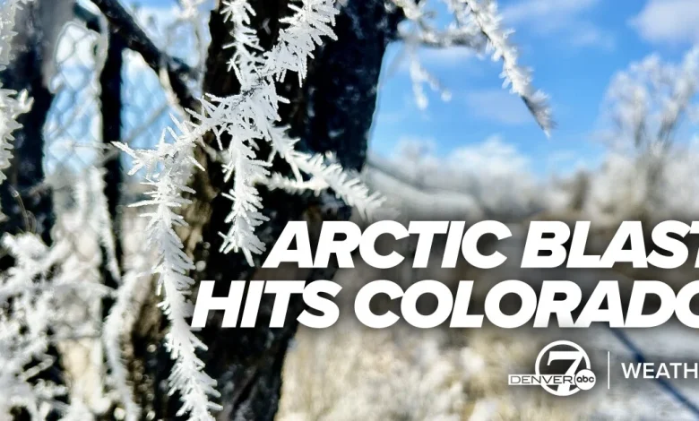 Live weather blog: Arctic cold and snow hit Colorado. Here's what to expect.
