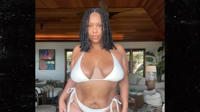 Lizzo Shows Off Weight Loss in White Bikini
