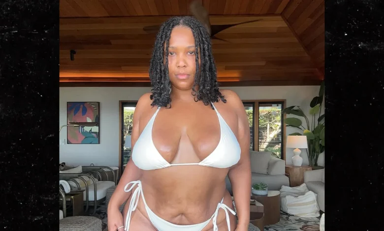 Lizzo Shows Off Weight Loss in White Bikini