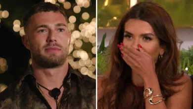 Love Island's Ekin-Su takes swipe at ex Curtis Pritchard as he enters villa for fourth time