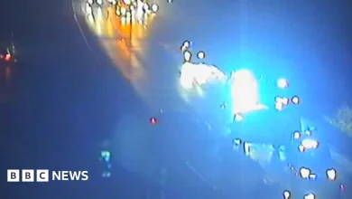 M1 between Bricket Lane and Watford shut after collision