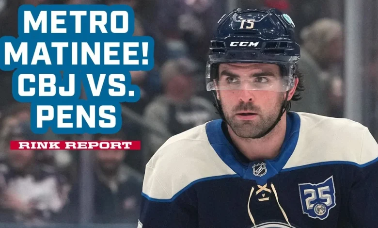 METRO BATTLE! Blue Jackets vs. Penguins 😤| Rink Report