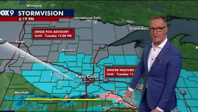 MN weather: Freezing rain, fog overnight could make for slick driving