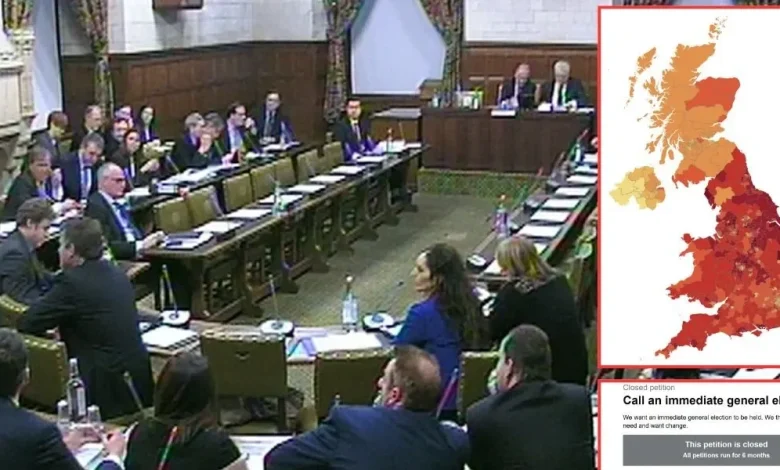 MPs prepare for debate on calling immediate General Election after petition reaches milestone