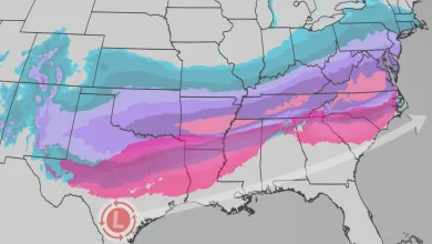 Major Winter Storm Targets South And East With Ice, Snow
