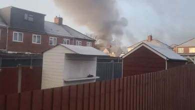 Major fire reported in Wolverhampton sending smoke plumes over city - residents speak of hearing 'explosions'