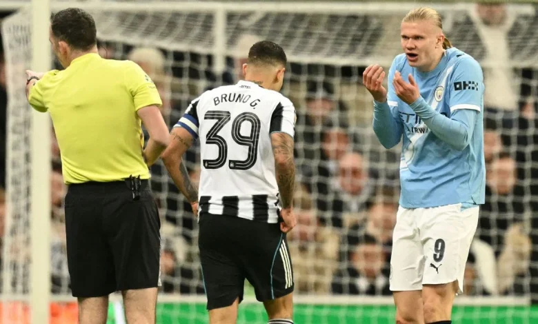 Man City's Pep Guardiola slams refs' treatment of Erling Haaland