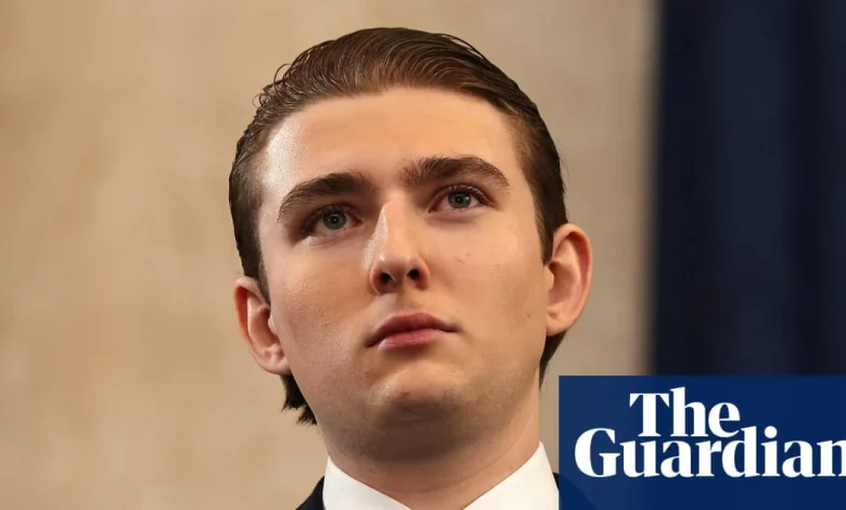 Man accused of rape denies anger over call from Barron Trump, court hears | UK news