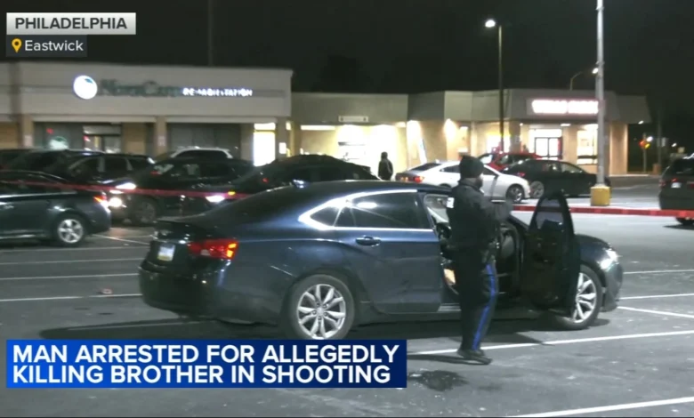 Man accused of shooting his brother to death after argument in the Eastwick section of Philadelphia