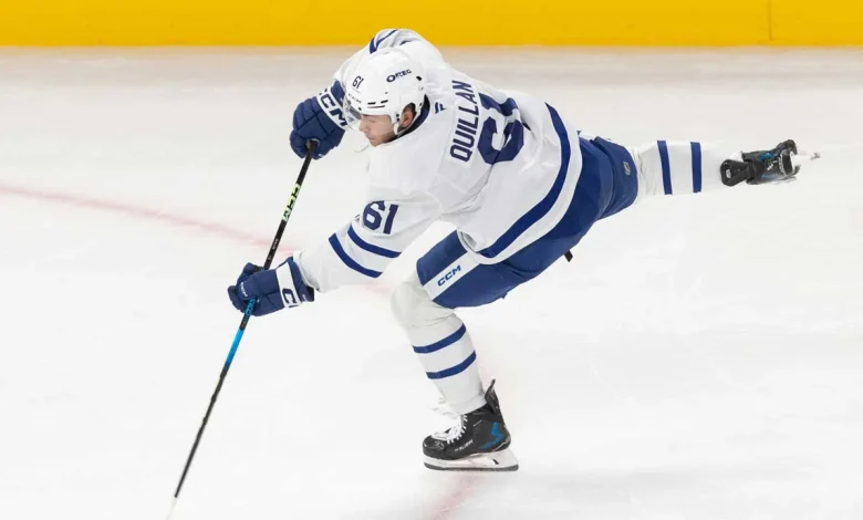 Maple Leafs' Jacob Quillan replaces Calle Jarnkrok against Avalanche