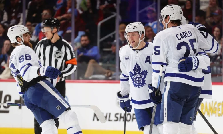 Maple Leafs edge Avalanche in OT, extend point streak to 10