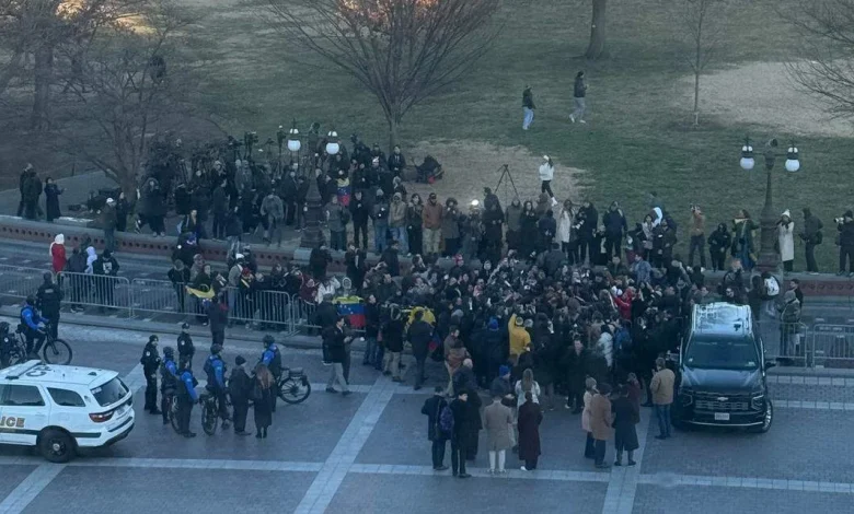 María Corina Machado gives Trump Nobel prize in Washington