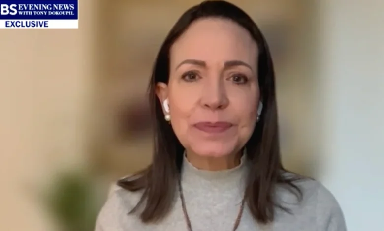 María Corina Machado says Maduro capture will go down in history as the day "justice defeated tyranny"