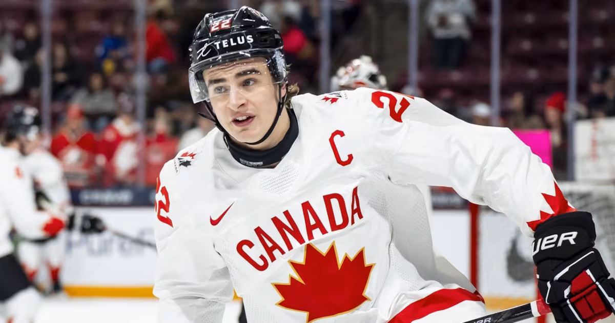 Martone setting the tone for Canada ahead of NYE clash win Finland at world juniors