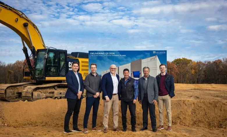 Massive industrial development is transforming 36 acres in Hamilton Township