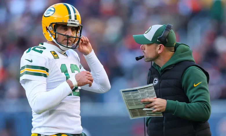 Matt LaFleur is left "speechless" by Aaron Rodgers's comments
