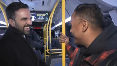 Mayor Zohran Mamdani talks to Queens bus riders about plans for free service