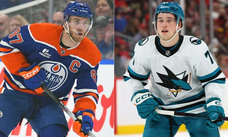McDavid, Oilers impressed with Celebrini ahead of matchup with Sharks