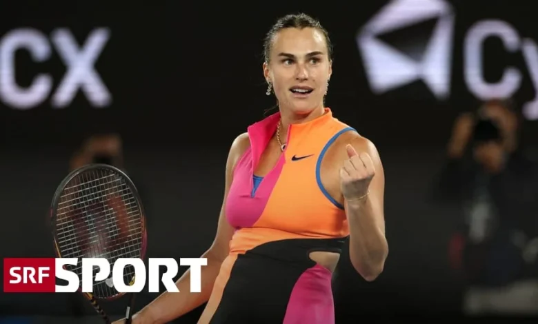 Melbourne: Halbfinals Frauen - Sabalenka und Rybakina eine Klasse für sich