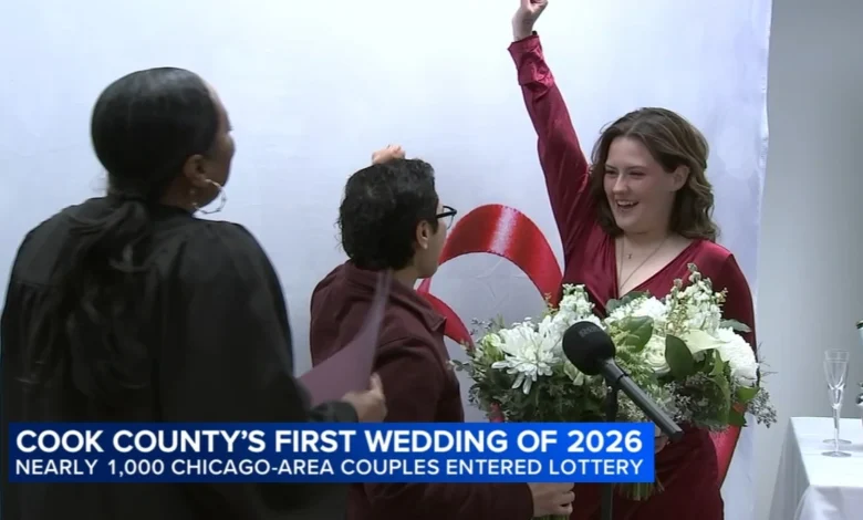 Melissa Nunez and Elizabeth Branske win Cook County marriage license lottery, become 1st couple there to tie the knot in 2026