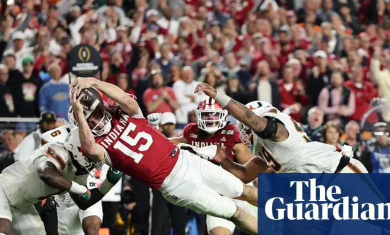 Mendoza’s plunge helps seal first national football title for Indiana after perfect season | College football